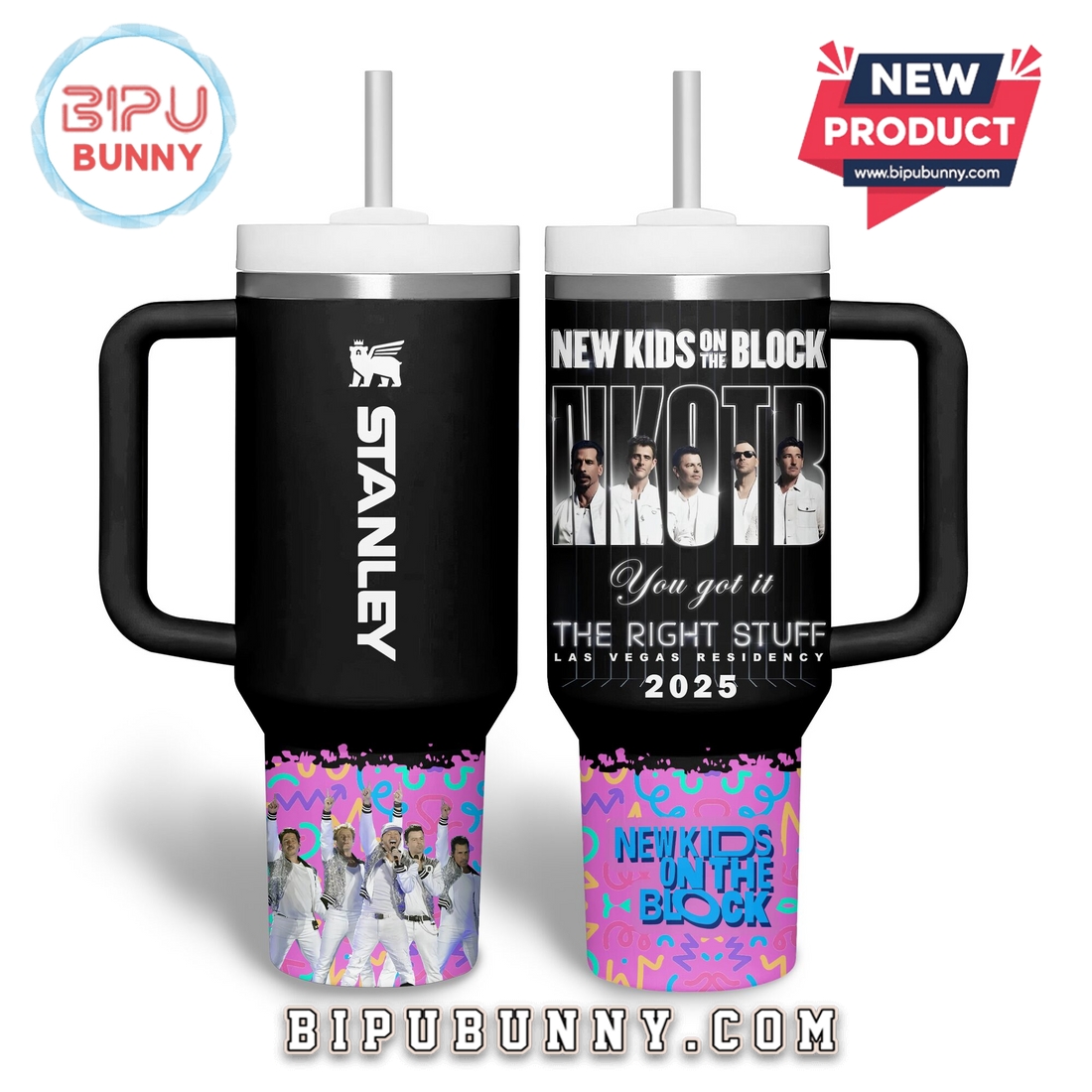 New Kids On The Block – NKOTB Stanley Tumbler 40oz New Kids On The Block – NKOTB Stanley Tumbler 40oz