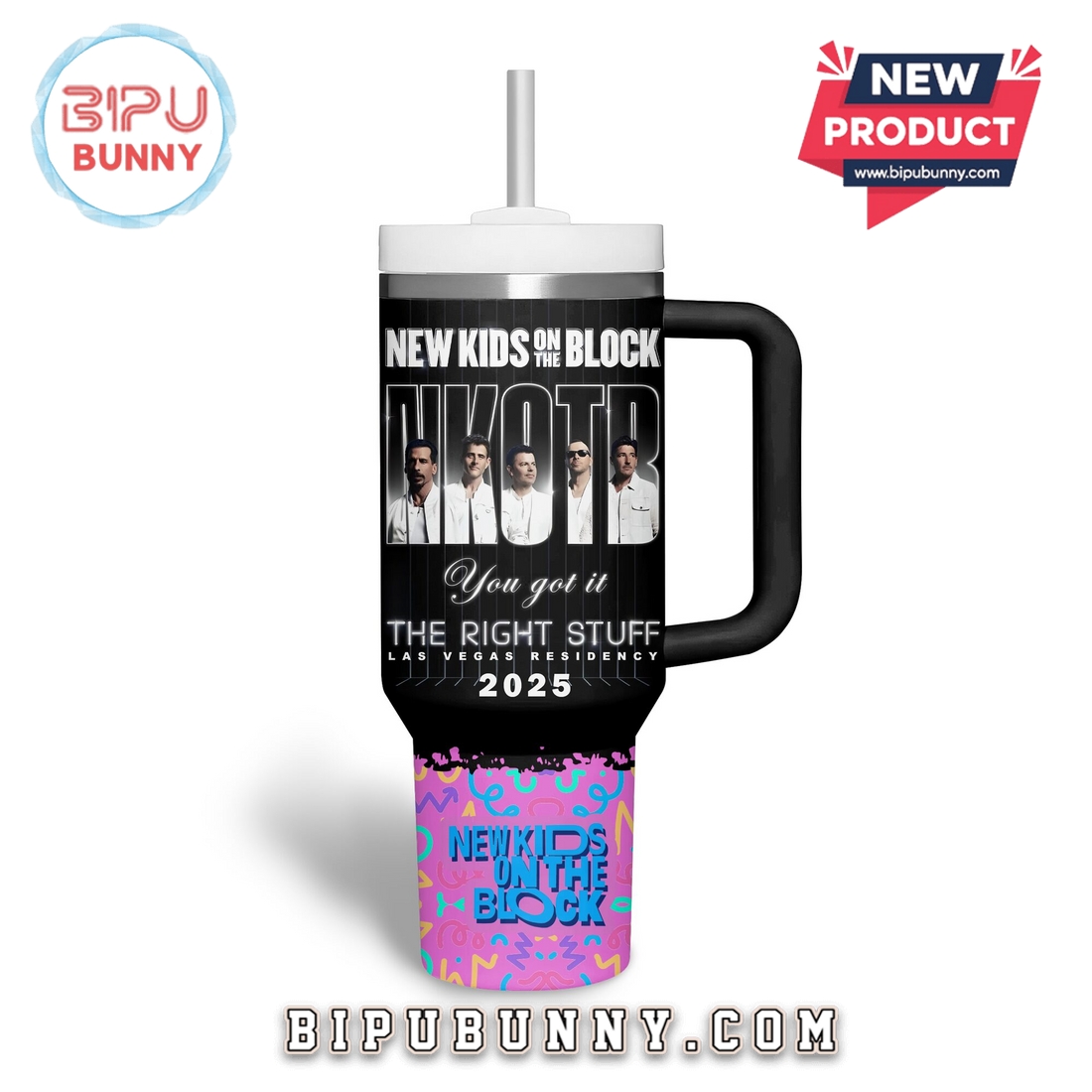 New Kids On The Block – NKOTB Stanley Tumbler 40oz New Kids On The Block – NKOTB Stanley Tumbler 40oz
