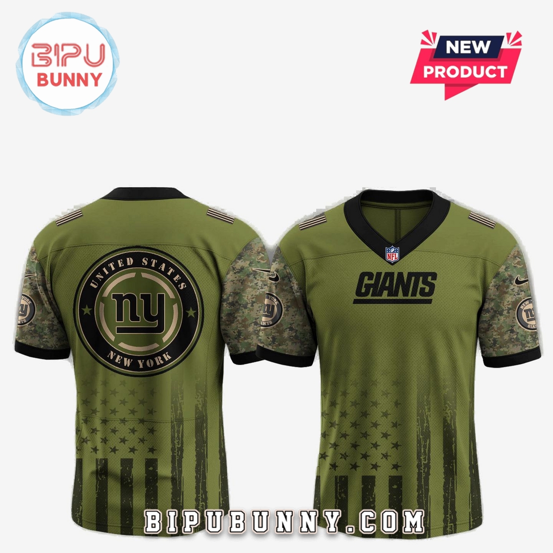 New York Giants NFL x Independence Day Baseball Jersey New York Giants NFL x Independence Day Baseball Jersey
