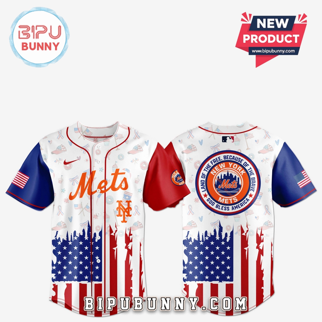 New York Mets Independence Day Baseball Jersey 2025 New York Mets Independence Day Baseball Jersey 2025