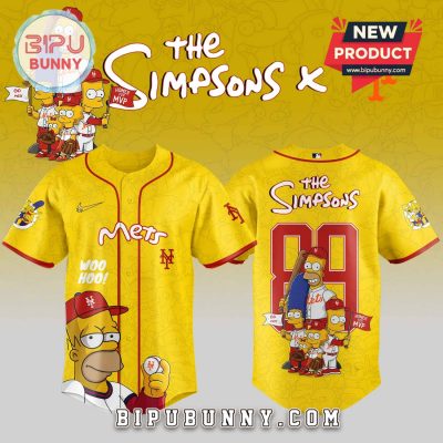 New York Mets x The Simpsons Limited Edition Baseball Jersey