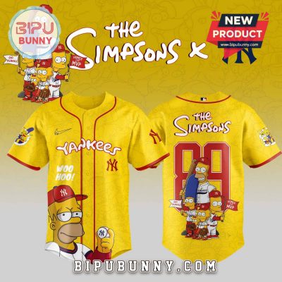 New York Yankees x The Simpsons Limited Edition Baseball Jersey