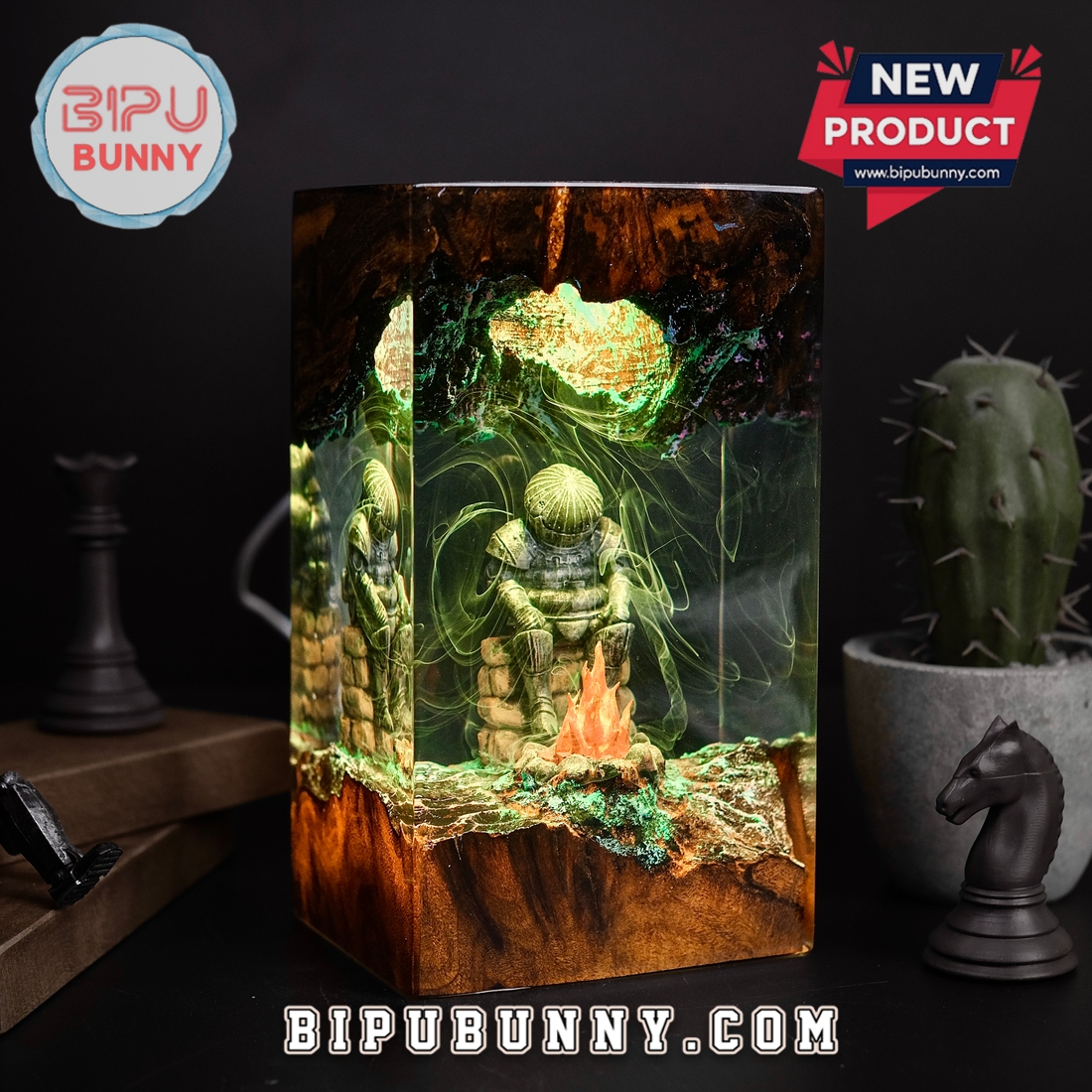 Onion Knight Dark Soul Resin Lamp Onion Knight Dark Soul Resin Lamp