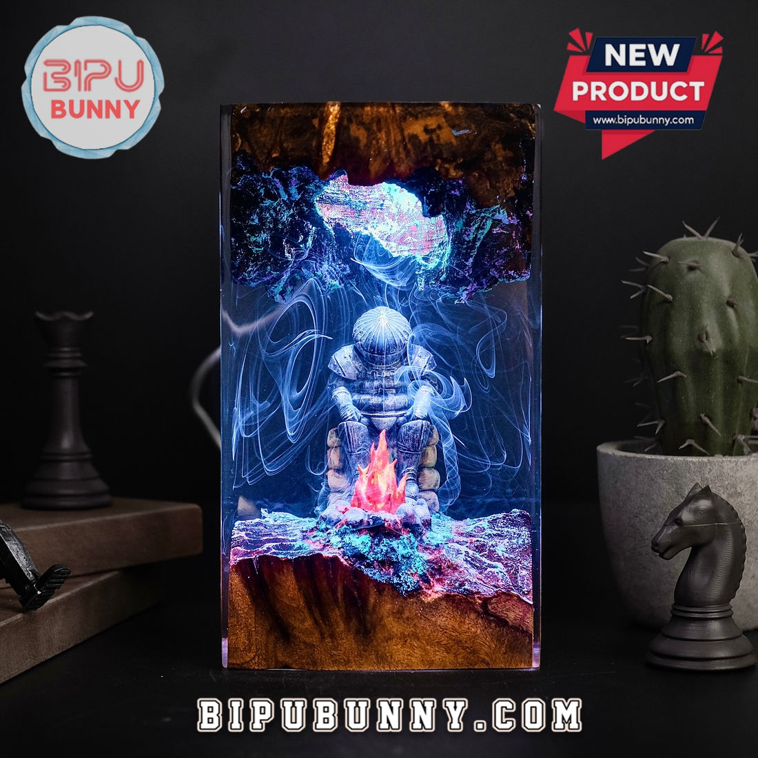 Onion Knight Dark Soul Resin Lamp Onion Knight Dark Soul Resin Lamp