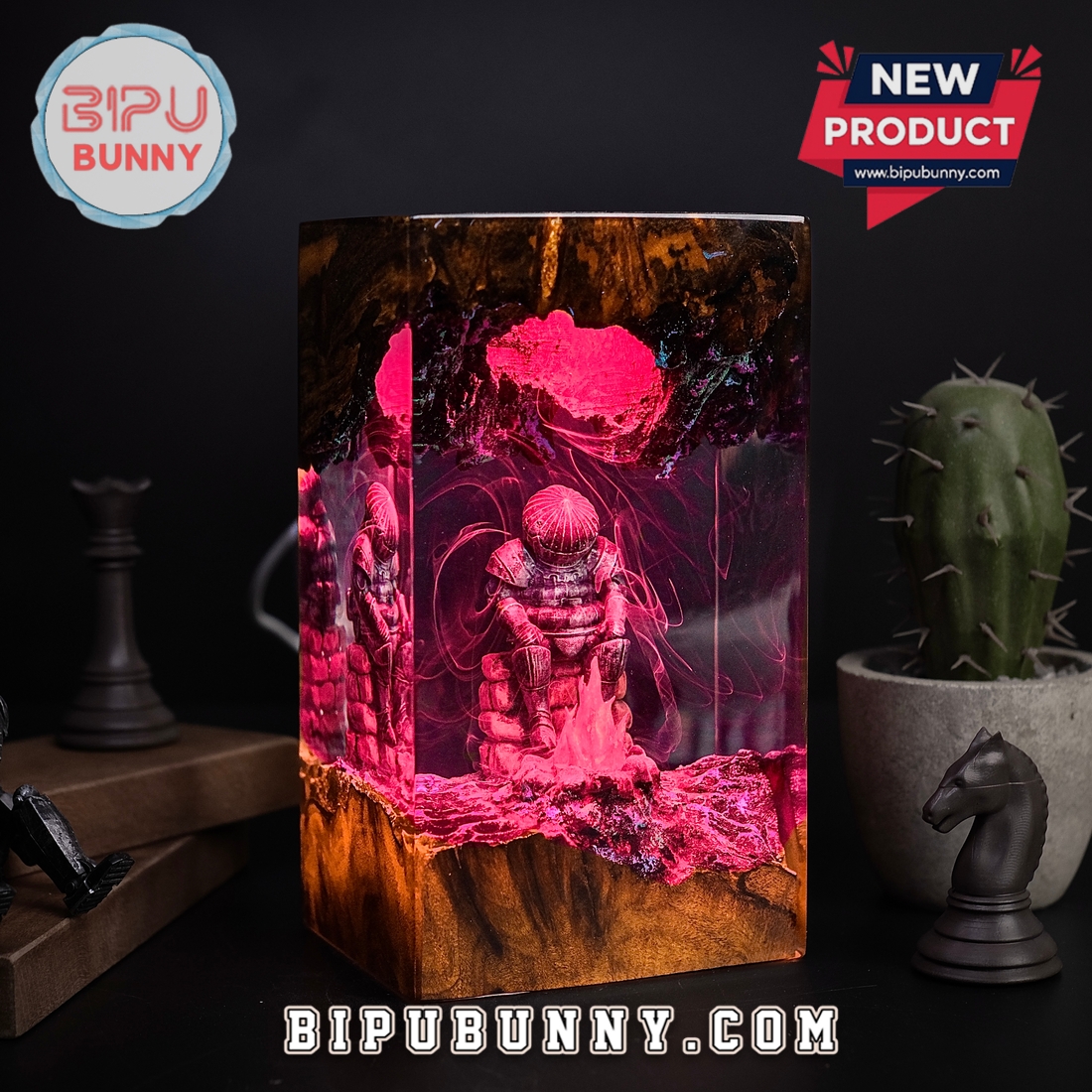 Onion Knight Dark Soul Resin Lamp Onion Knight Dark Soul Resin Lamp