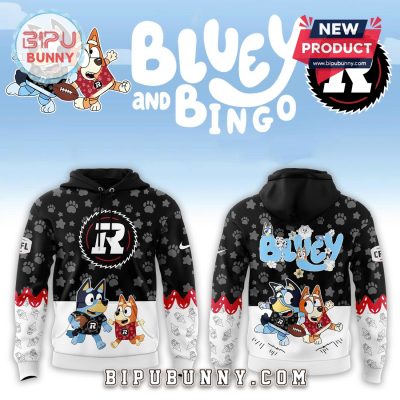 Ottawa Redblacks CFL x Bluey and Bingo 2025 Hoodie