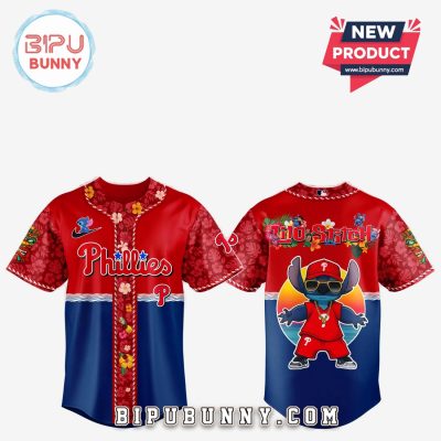 Philadelphia Phillies x Lilo and Stitch Baseball Jersey 2025