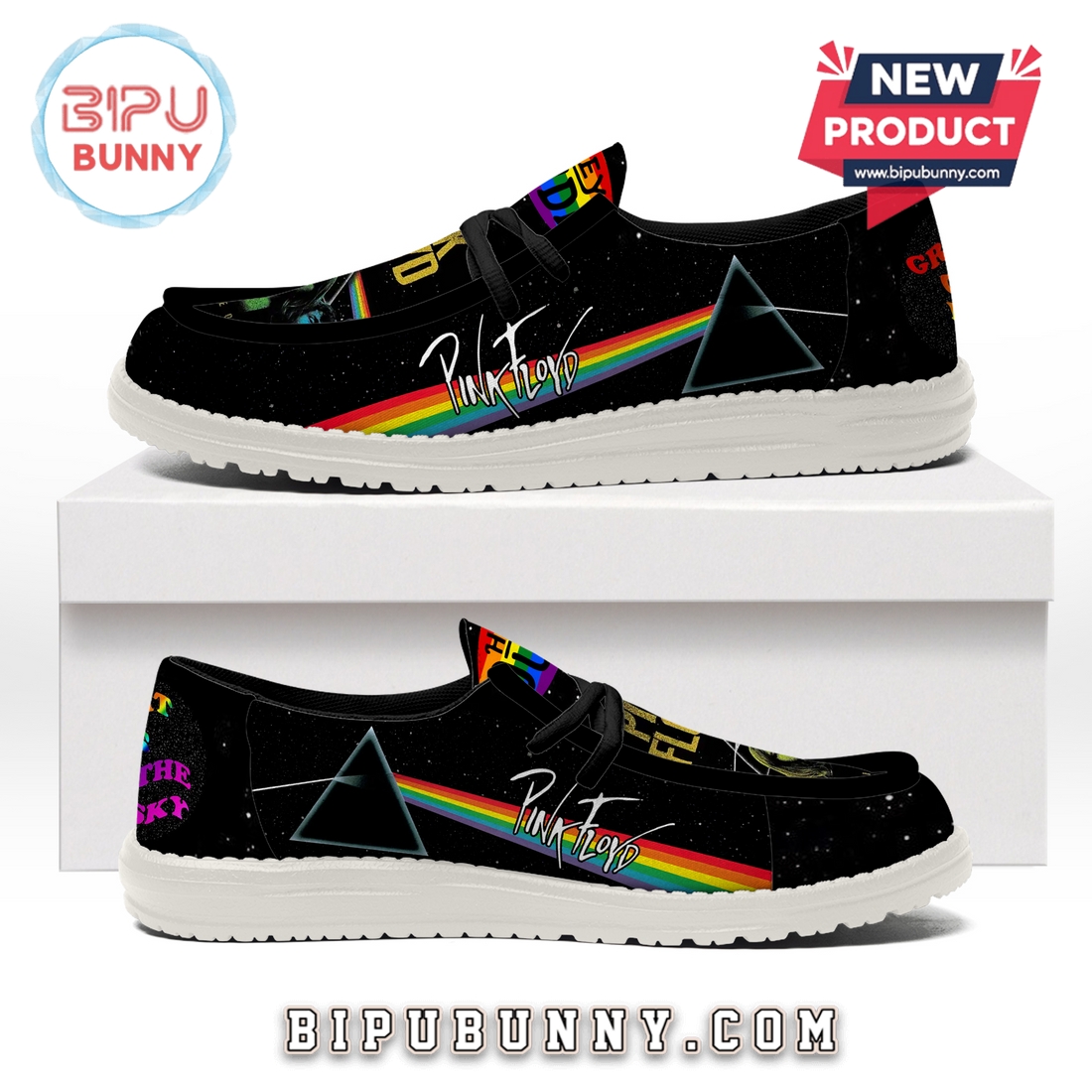 Pink Floyd Dark Side Of The Moon Loafer Shoes Pink Floyd Dark Side Of The Moon Loafer Shoes