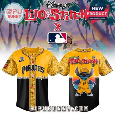Pittsburgh Pirates x Lilo and Stitch Baseball Jersey 2025