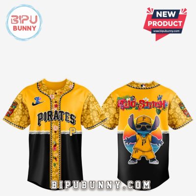 Pittsburgh Pirates x Lilo and Stitch Baseball Jersey 2025