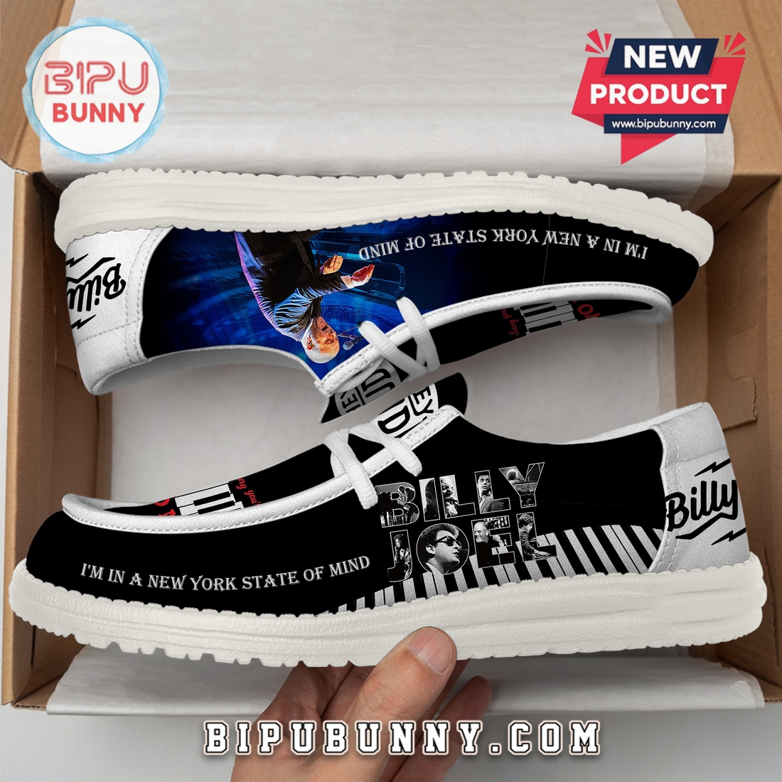 Premium Billy Joel – Piano Man Loafer Shoes Premium Billy Joel – Piano Man Loafer Shoes