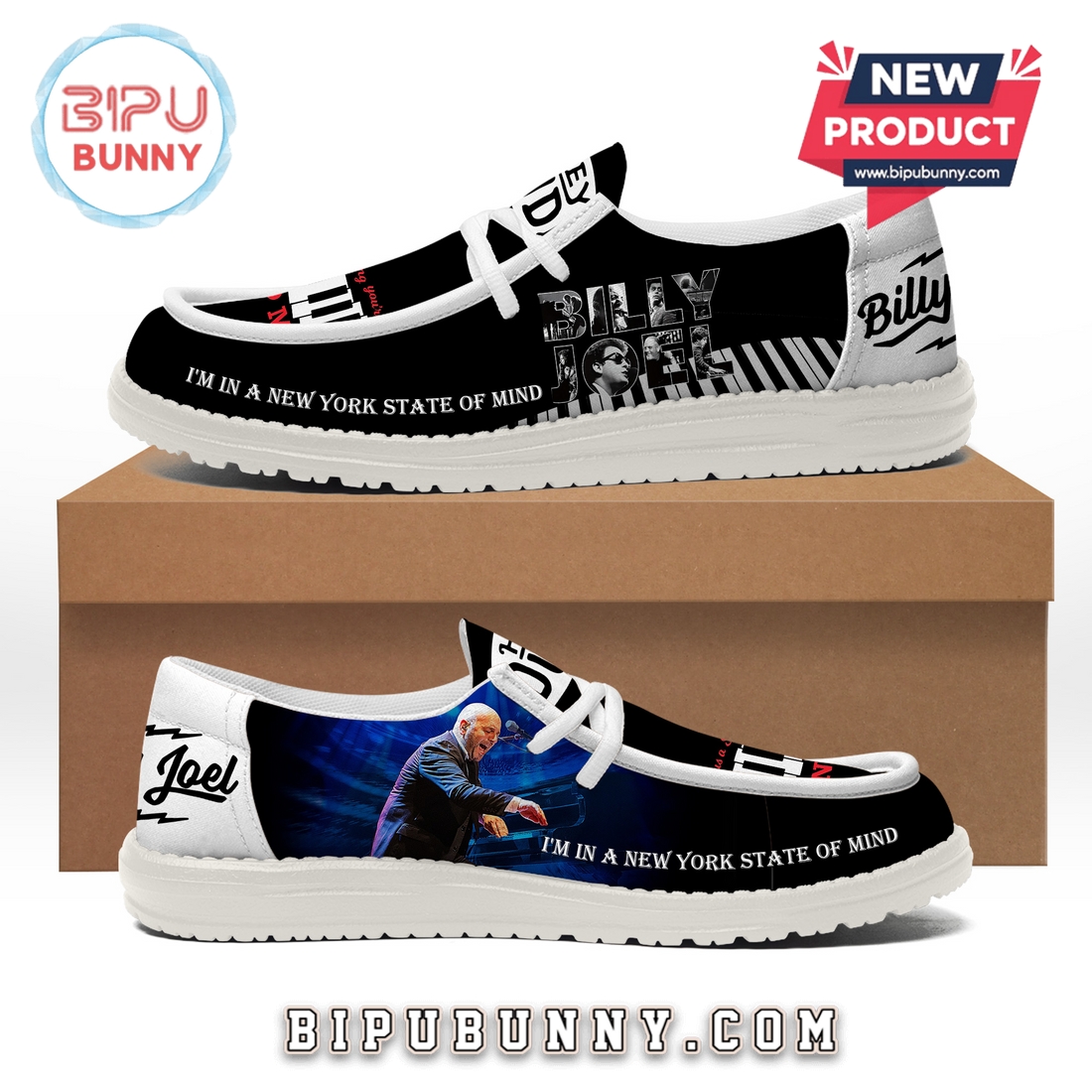 Premium Billy Joel – Piano Man Loafer Shoes Premium Billy Joel – Piano Man Loafer Shoes