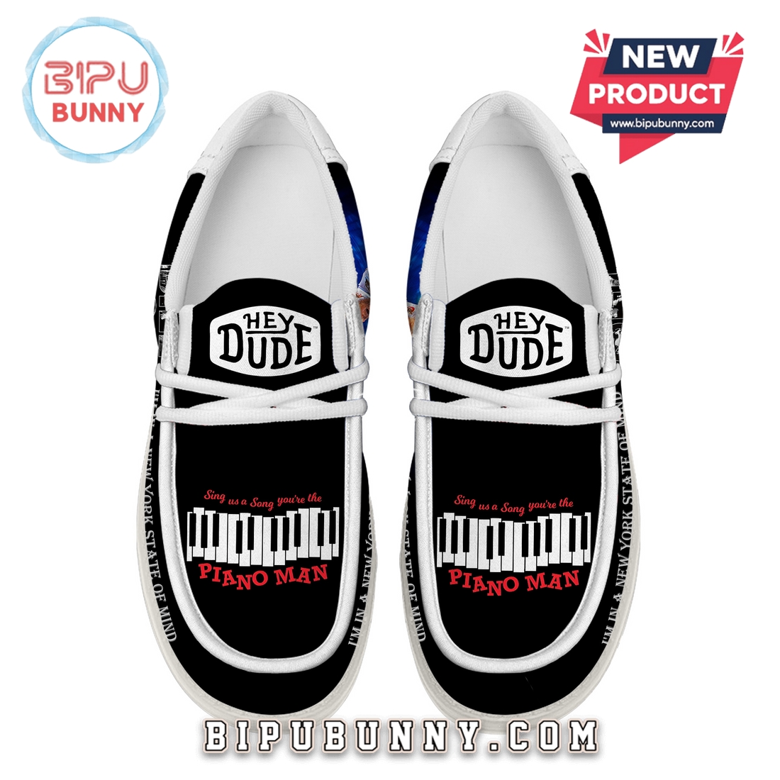 Premium Billy Joel – Piano Man Loafer Shoes Premium Billy Joel – Piano Man Loafer Shoes