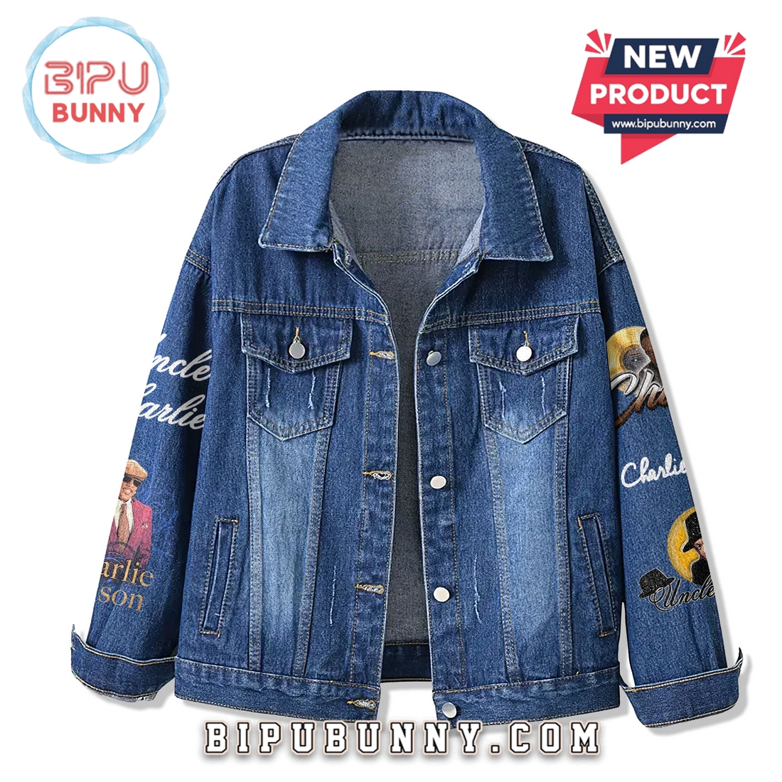 Premium Charlie Wilson 2025 Tour Denim Jacket Premium Charlie Wilson 2025 Tour Denim Jacket