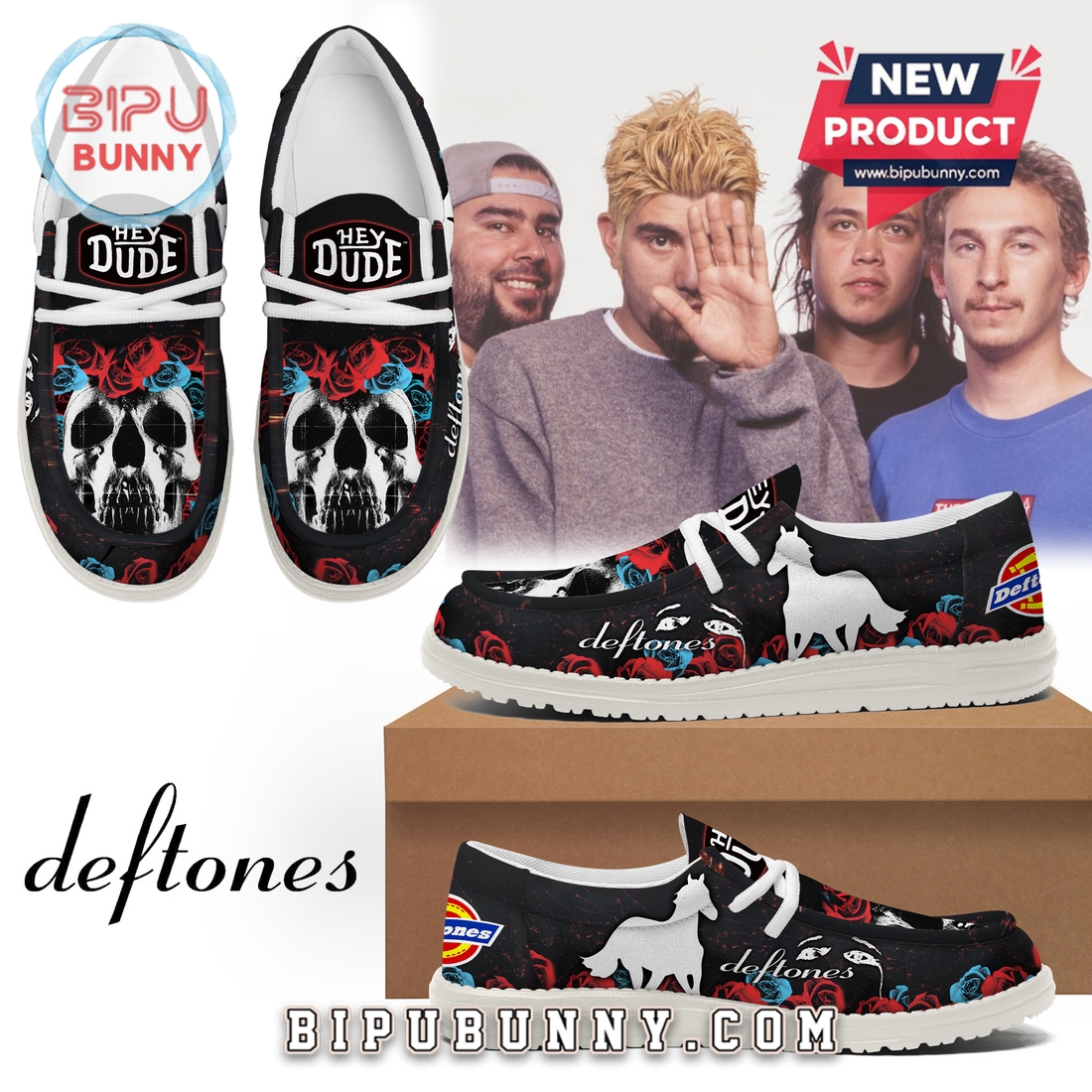 Premium Deftones Band 2025 Loafer Shoes Premium Deftones Band 2025 Loafer Shoes