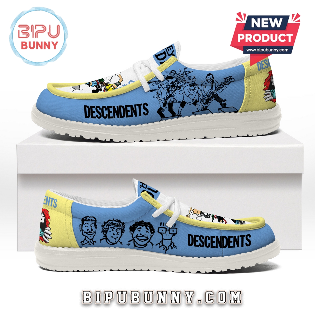Premium Descendents Rock Band Loafer Shoes Premium Descendents Rock Band Loafer Shoes