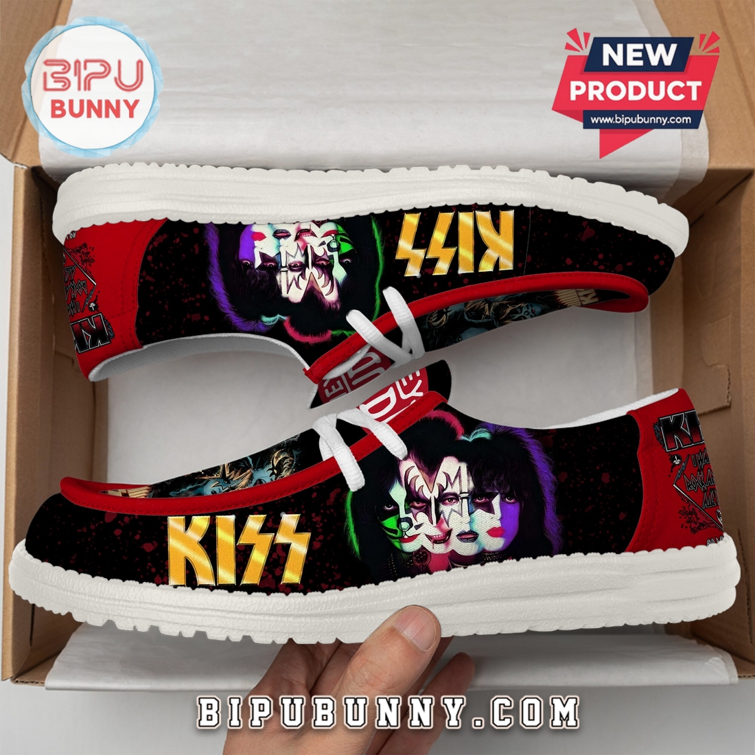 Premium Destroyer Kiss Band Loafer Shoes Premium Destroyer Kiss Band Loafer Shoes