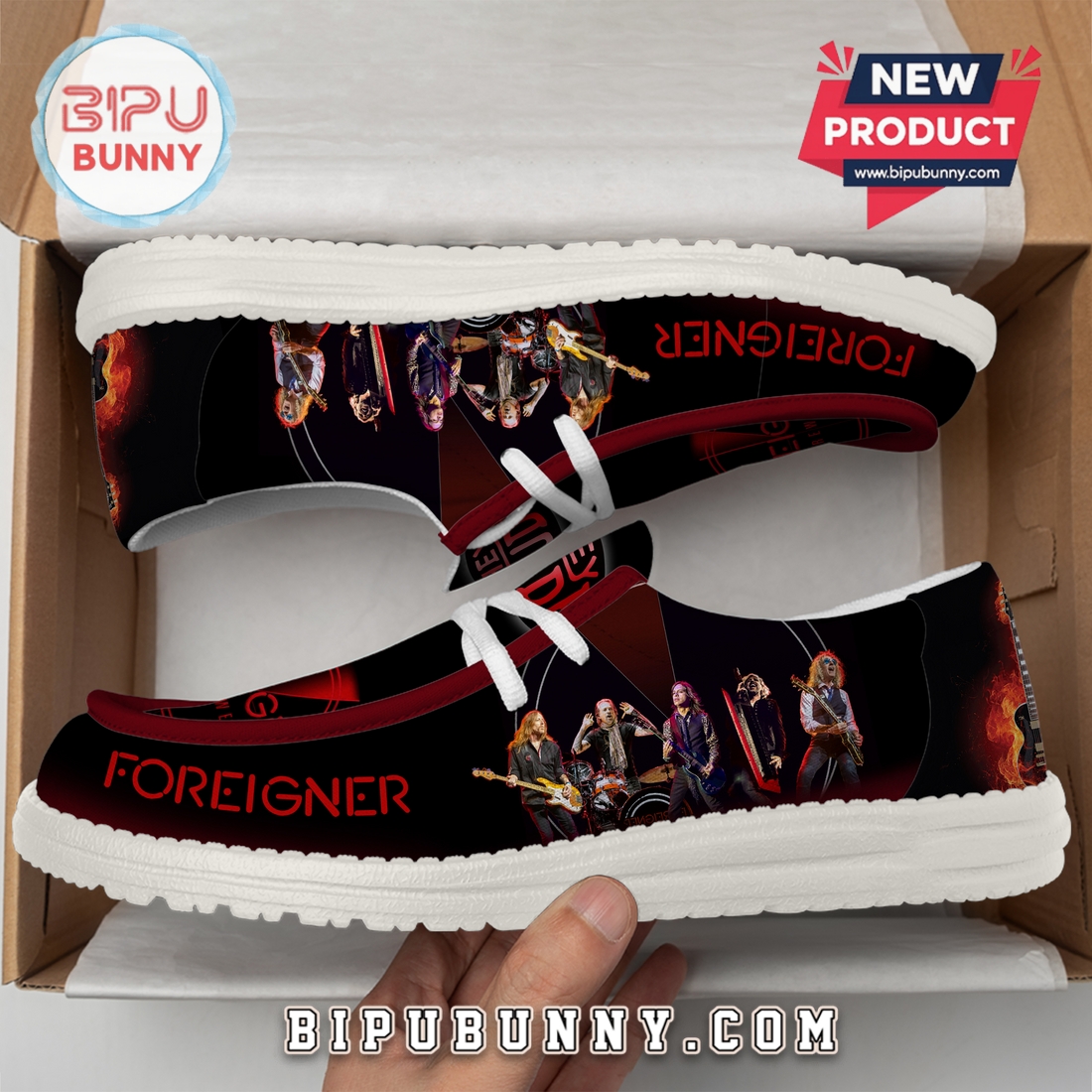 Premium Foreigner Farewell Tour 2025 Loafer Shoes Premium Foreigner Farewell Tour 2025 Loafer Shoes