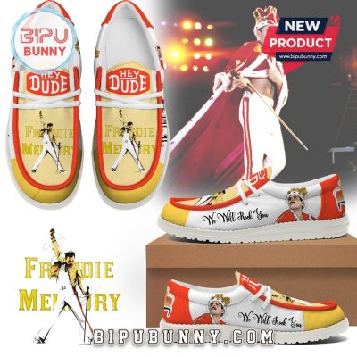 Premium Freddie Mercury We Will Rock You Loafer Shoes