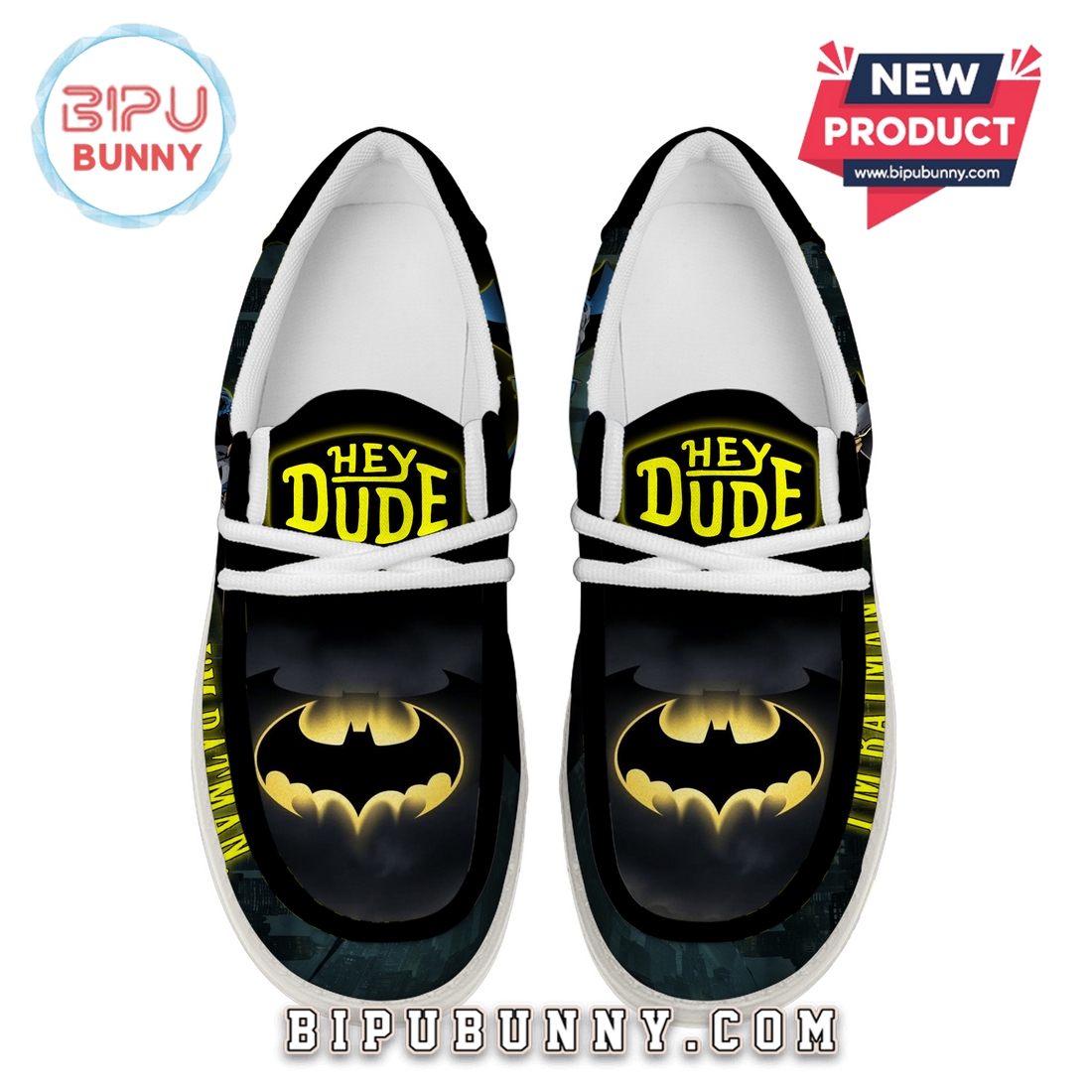 Premium I Am Batman Loafer Shoes Premium I Am Batman Loafer Shoes