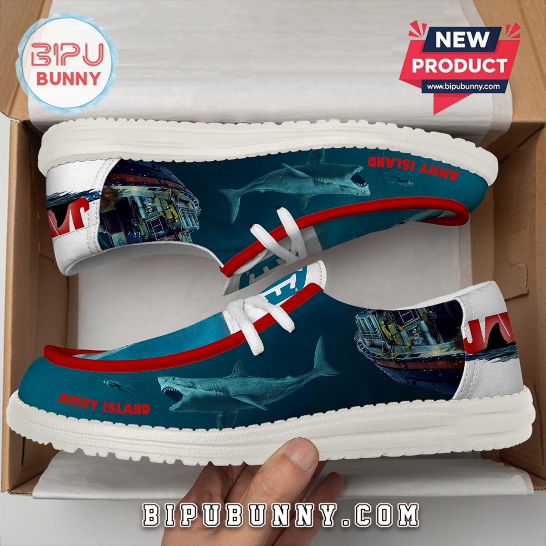 Premium Jaws – Amity Island Loafer Shoes Premium Jaws – Amity Island Loafer Shoes