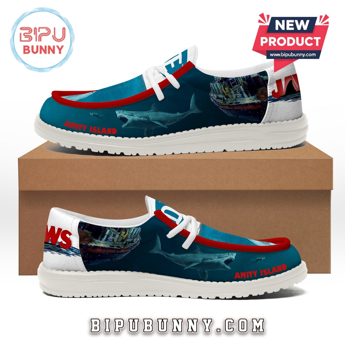 Premium Jaws – Amity Island Loafer Shoes Premium Jaws – Amity Island Loafer Shoes