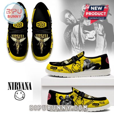 Premium Nirvana Smells Like Teen Spirit Loafer Shoes