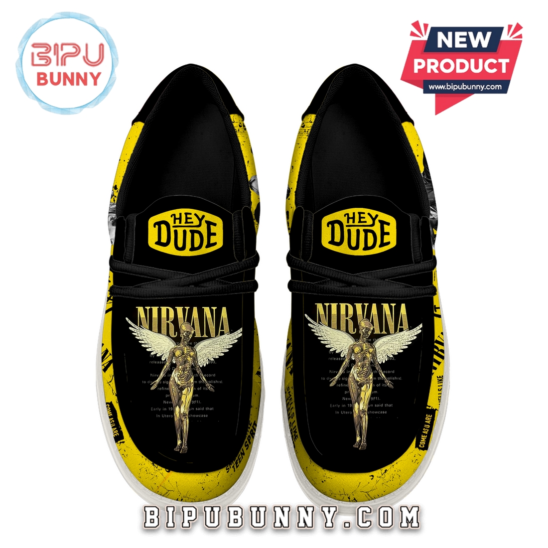 Premium Nirvana Smells Like Teen Spirit Loafer Shoes Premium Nirvana Smells Like Teen Spirit Loafer Shoes