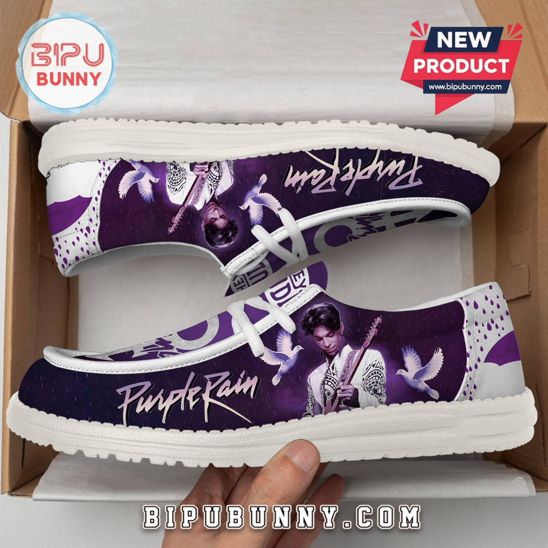 Premium Prince Purple Rain Loafer Shoes Premium Prince Purple Rain Loafer Shoes