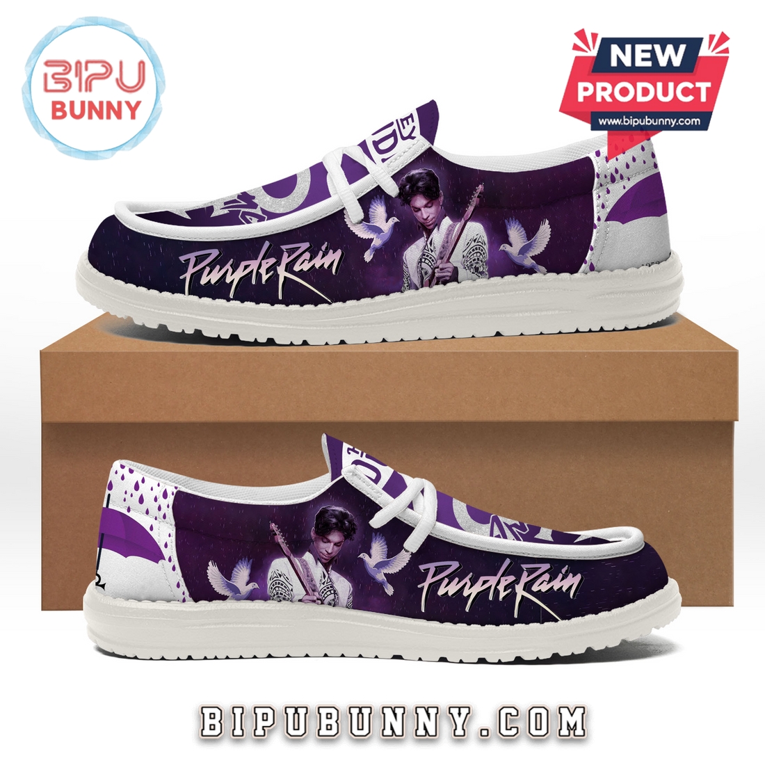 Premium Prince Purple Rain Loafer Shoes Premium Prince Purple Rain Loafer Shoes