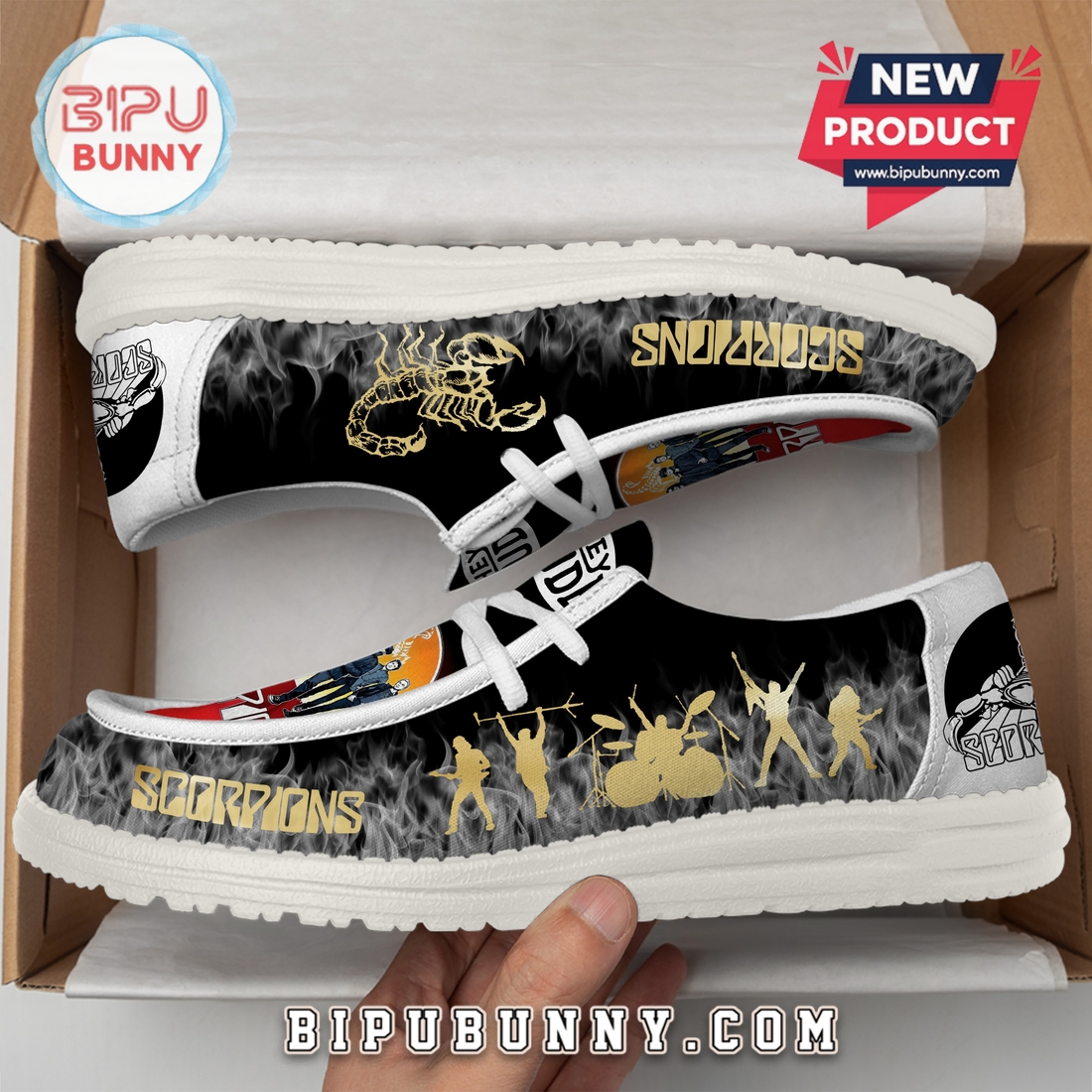 Premium Scorpions Rock Band Loafer Shoes Premium Scorpions Rock Band Loafer Shoes