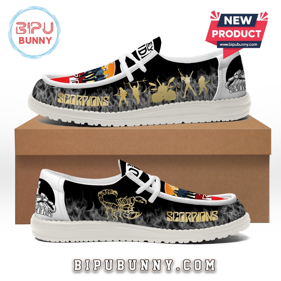 Premium Scorpions Rock Band Loafer Shoes Premium Scorpions Rock Band Loafer Shoes