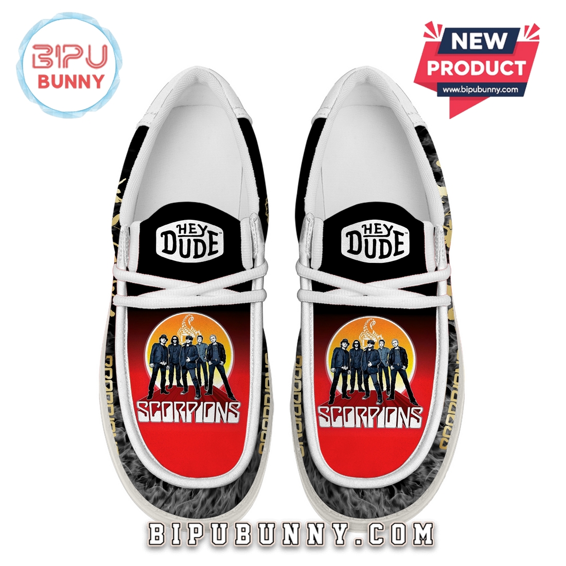 Premium Scorpions Rock Band Loafer Shoes Premium Scorpions Rock Band Loafer Shoes