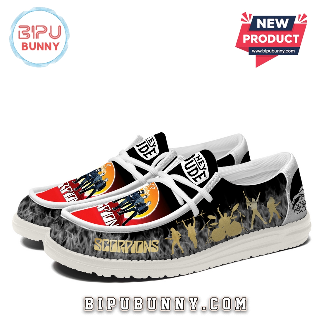 Premium Scorpions Rock Band Loafer Shoes Premium Scorpions Rock Band Loafer Shoes