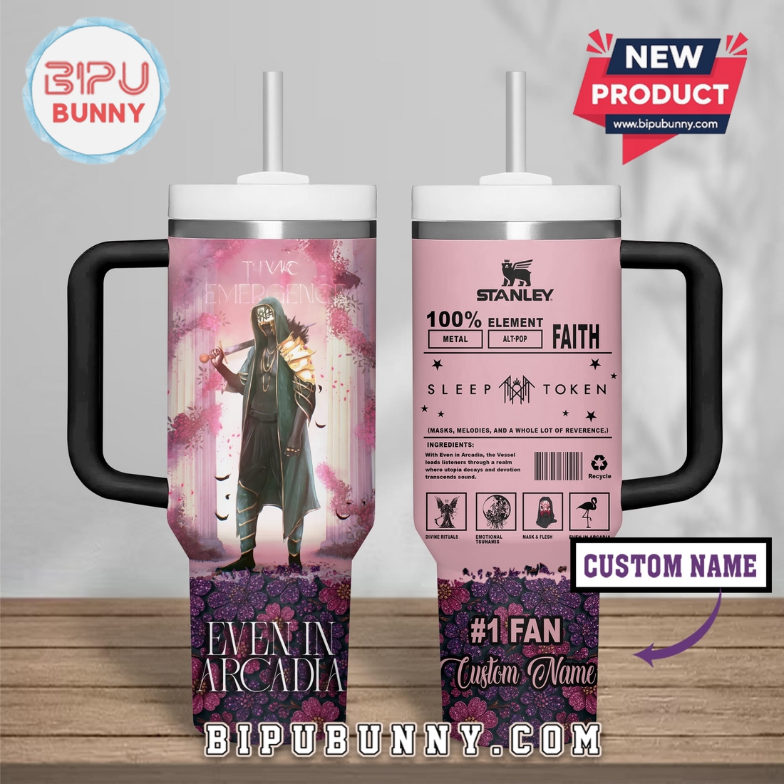 Premium Sleep Token Even In Arcadia Stanley Tumbler Premium Sleep Token Even In Arcadia Stanley Tumbler