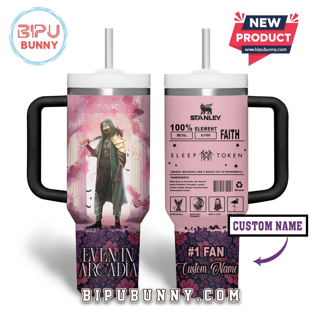 Premium Sleep Token Even In Arcadia Stanley Tumbler Premium Sleep Token Even In Arcadia Stanley Tumbler