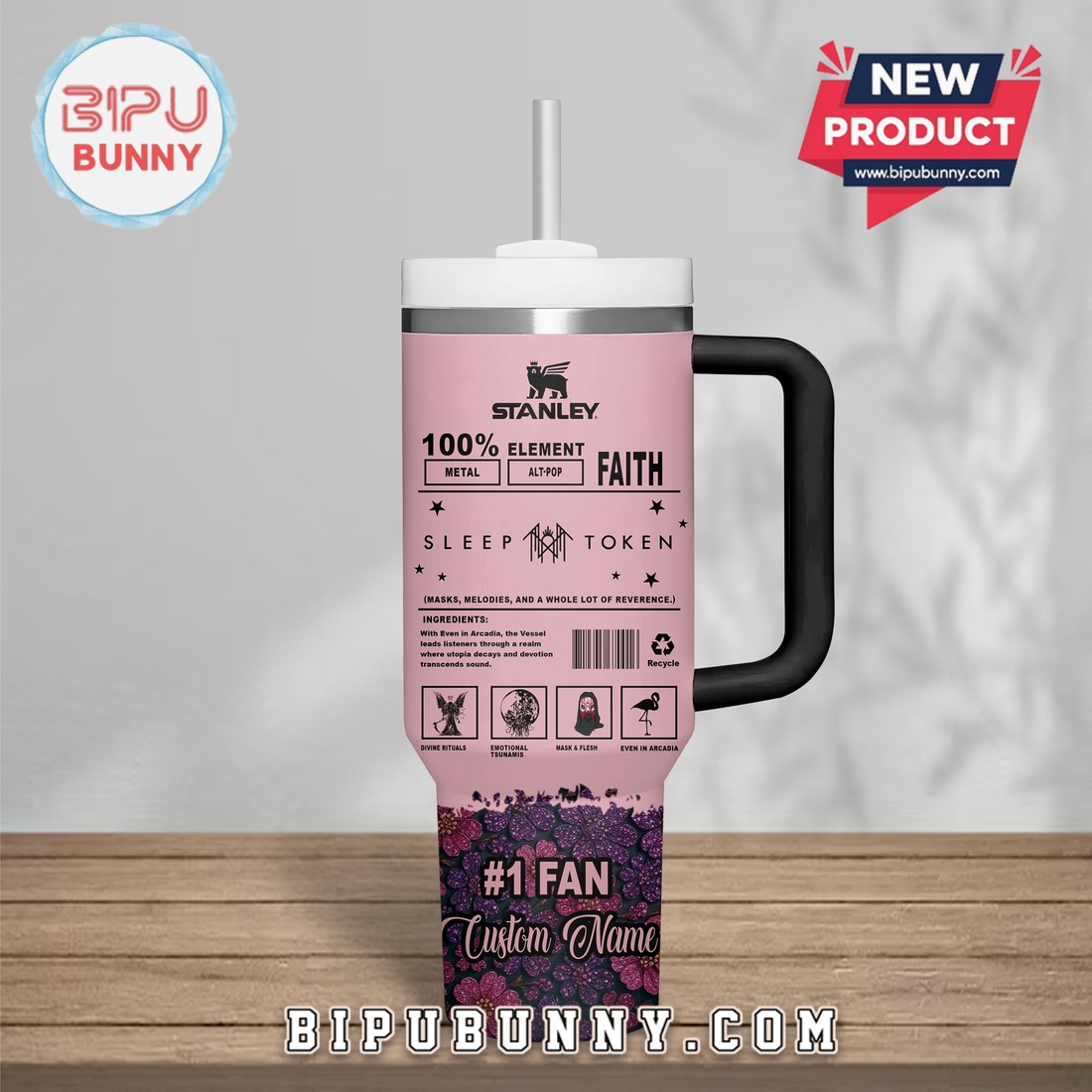 Premium Sleep Token Even In Arcadia Stanley Tumbler Premium Sleep Token Even In Arcadia Stanley Tumbler