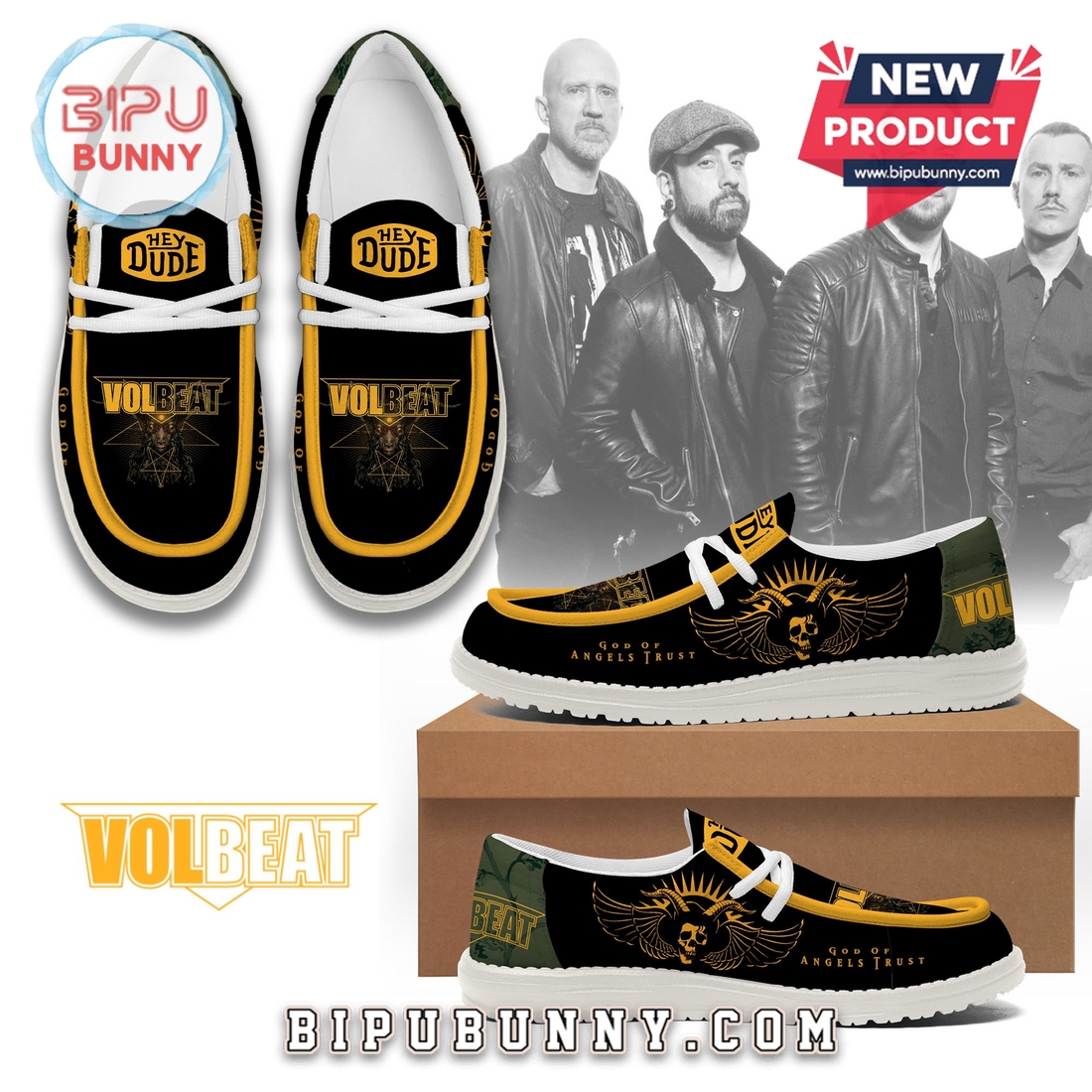 Premium Volbeat Rock Metal Loafer Shoes Premium Volbeat Rock Metal Loafer Shoes