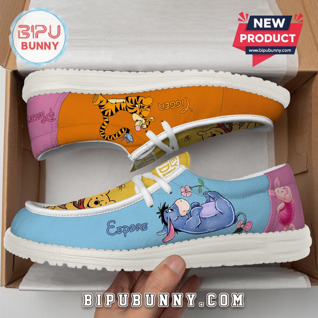 Premium Winnie-the-Pooh Disney Loafer Shoes Premium Winnie-the-Pooh Disney Loafer Shoes