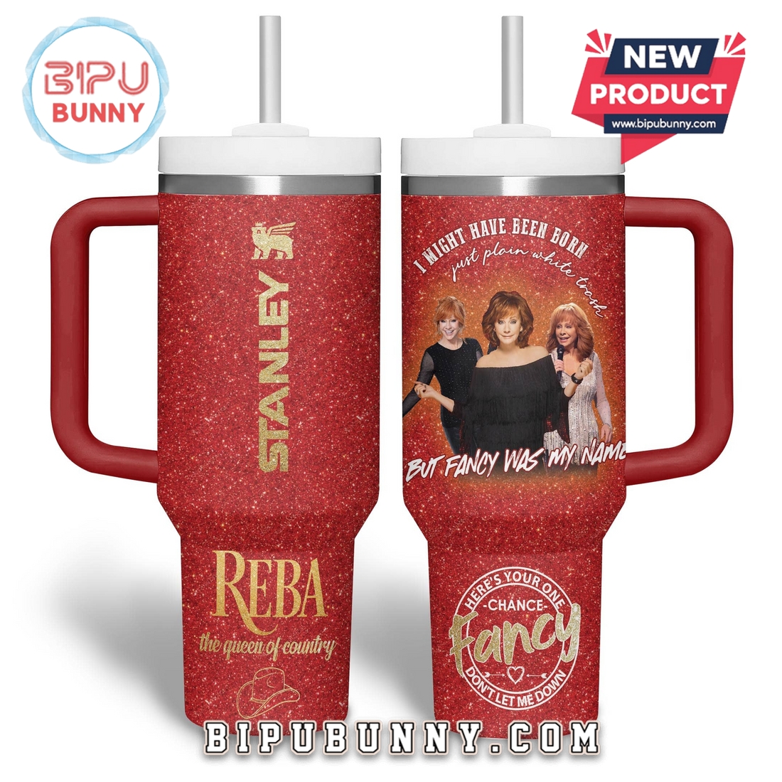Reba The Queen Of Country Stanley Cup 40oz Reba The Queen Of Country Stanley Cup 40oz