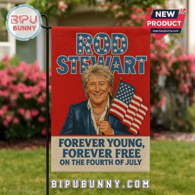 Rod Stewart 2025 Happy 4th Of July Flag