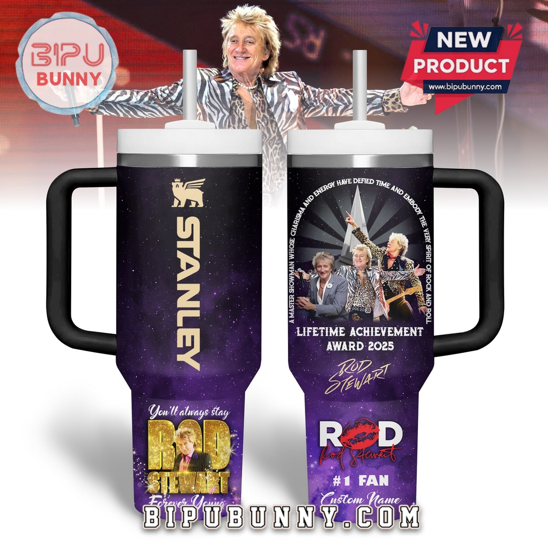 Rod Stewart Lifetime Achivement Award 2025 Stanley Cup Rod Stewart Lifetime Achivement Award 2025 Stanley Cup