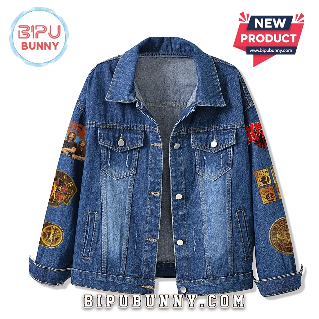 Rush 50 Anniversary Super Deluxe Denim Jacket Rush 50 Anniversary Super Deluxe Denim Jacket
