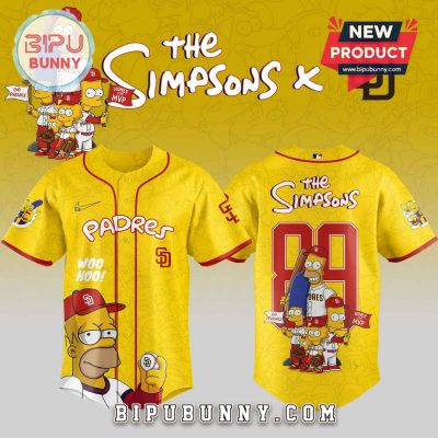 San Diego Padres x The Simpsons Limited Edition Baseball Jersey