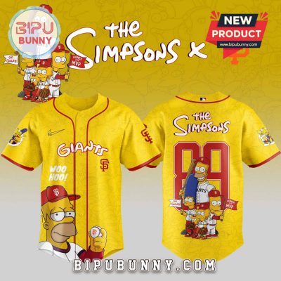 San Francisco Giants x The Simpsons Limited Edition Baseball Jersey