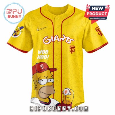 San Francisco Giants x The Simpsons Limited Edition Baseball Jersey