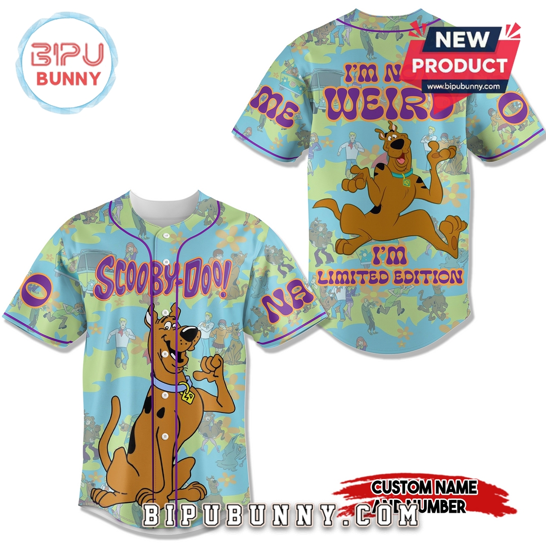 Scoopy Doo I’m Not Weird Custom Baseball Jersey Scoopy Doo I’m Not Weird Custom Baseball Jersey
