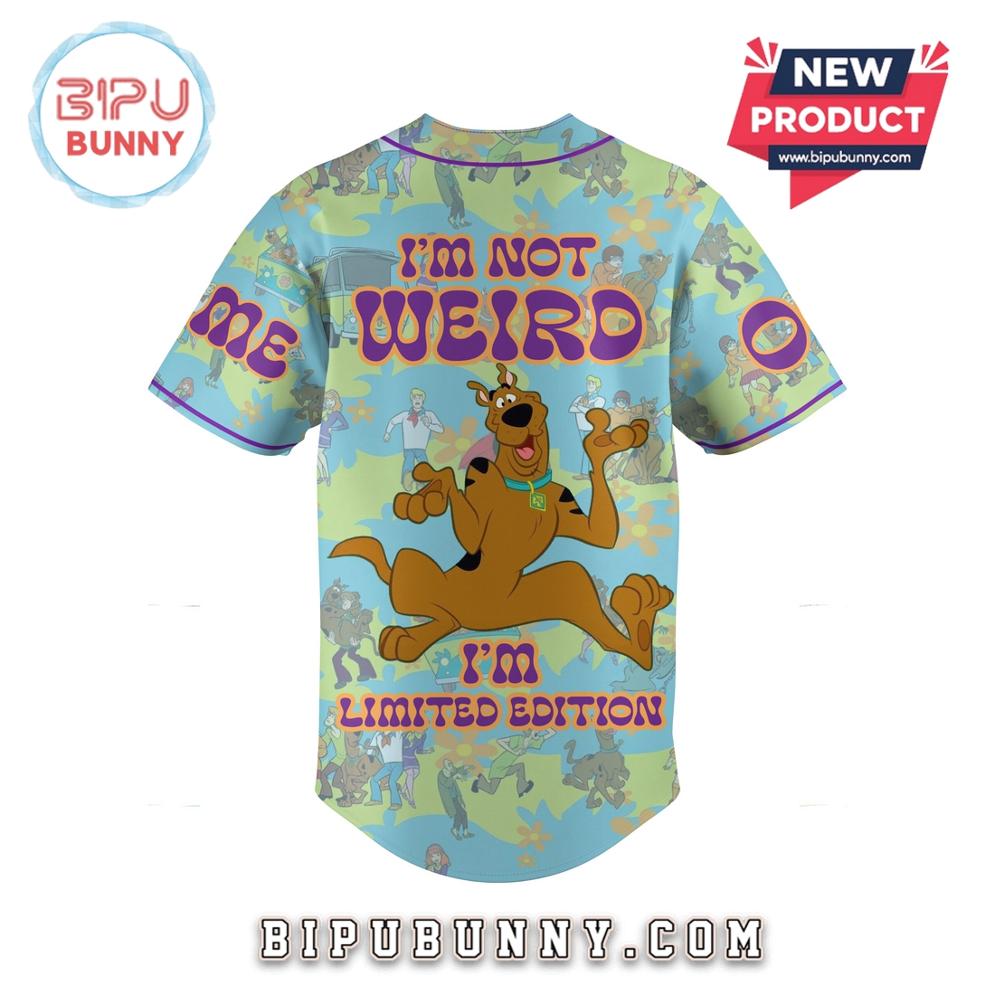 Scoopy Doo I’m Not Weird Custom Baseball Jersey Scoopy Doo I’m Not Weird Custom Baseball Jersey
