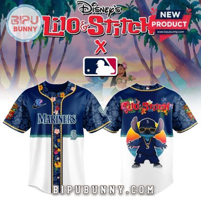 Seattle Mariners x Lilo and Stitch Baseball Jersey 2025