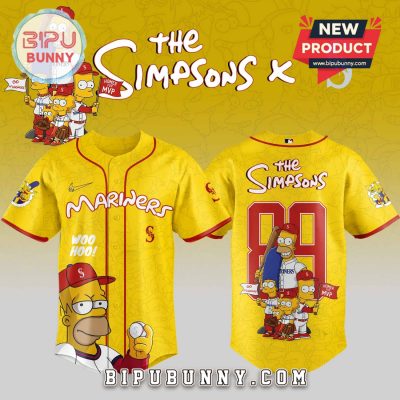 Seattle Mariners x The Simpsons Limited Edition Baseball Jersey